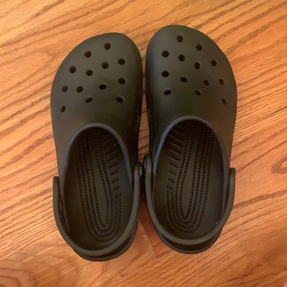 Kids black crocs - Unisex